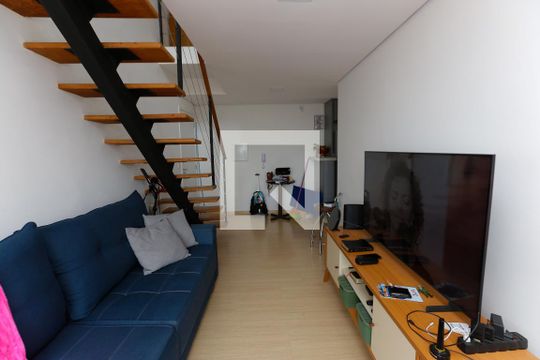 Sala de apartamento à venda com 2 quartos, 107m² em Inconfidentes, Contagem
