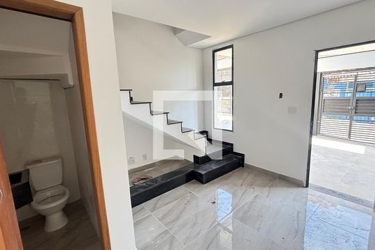 Sala/Cozinha de casa à venda com 2 quartos, 70m² em Vila Alto de Santo Andre, Santo André
