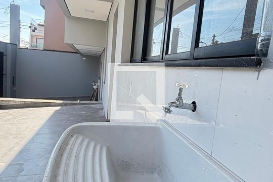 Área de Serviço de casa à venda com 2 quartos, 70m² em Vila Alto de Santo Andre, Santo André