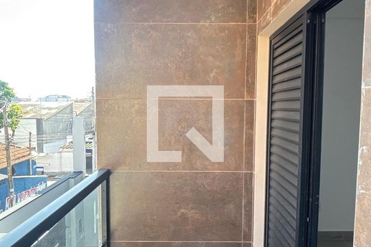 Varanda da Suíte 1 de casa à venda com 2 quartos, 70m² em Vila Alto de Santo Andre, Santo André