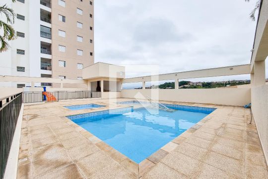 Área comum - Piscina de apartamento para alugar com 2 quartos, 69m² em Jardim Coleginho, Jacareí