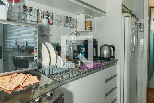 Cozinha de apartamento à venda com 1 quarto, 63m² em Floresta, Porto Alegre
