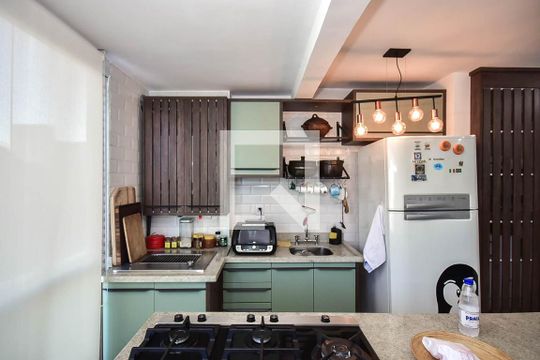 Cozinha de apartamento à venda com 1 quarto, 38m² em Vila Andrade, São Paulo
