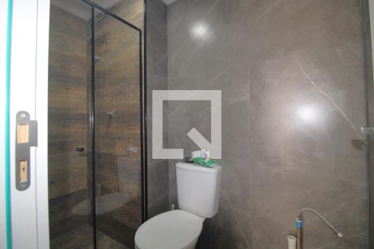 Banheiro da Suíte de apartamento à venda com 1 quarto, 28m² em Socorro, São Paulo