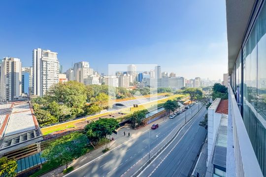 Vista da Varanda do Studio de apartamento à venda com 1 quarto, 14m² em Vila Clementino, São Paulo
