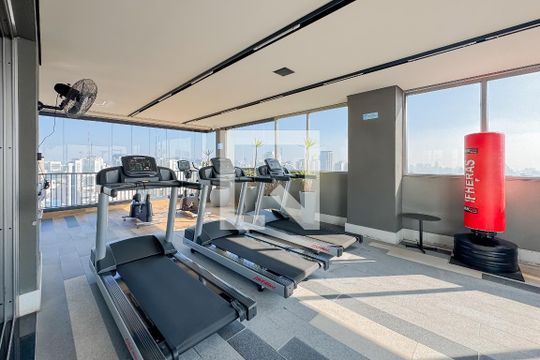 Área comum - Academia de apartamento à venda com 1 quarto, 14m² em Vila Clementino, São Paulo