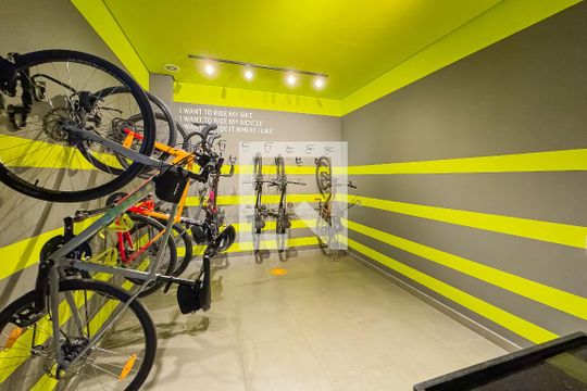 Área comum - Bicicletário de apartamento à venda com 1 quarto, 14m² em Vila Clementino, São Paulo