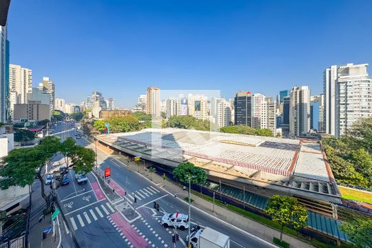 Vista da Varanda do Studio de apartamento à venda com 1 quarto, 14m² em Vila Clementino, São Paulo