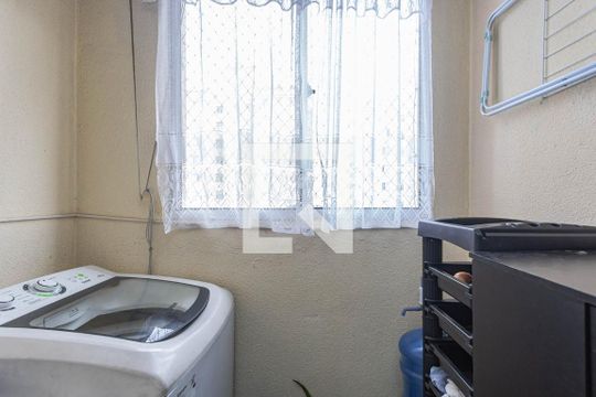 Área de Serviço de apartamento à venda com 2 quartos, 52m² em Vila Caraguata, São Paulo