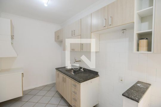 Cozinha de apartamento para alugar com 1 quarto, 34m² em Jardim Irajá, Ribeirão Preto