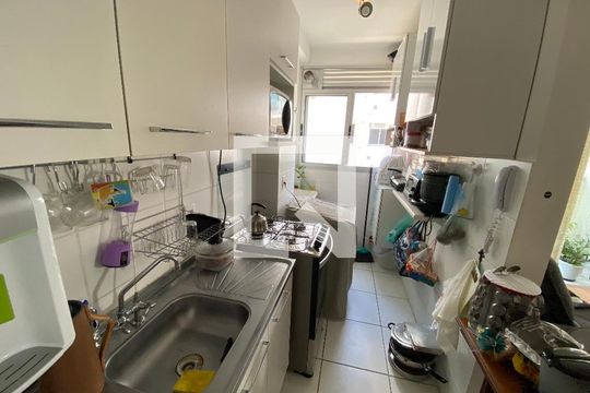 Cozinha de apartamento à venda com 2 quartos, 47m² em Pechincha, Rio de Janeiro