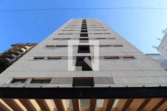Fachada do Prédio de kitnet/studio para alugar com 1 quarto, 20m² em Indianópolis, São Paulo
