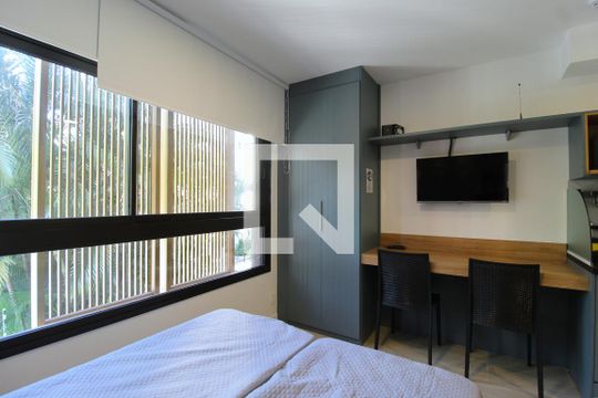 Studio de kitnet/studio para alugar com 1 quarto, 20m² em Indianópolis, São Paulo