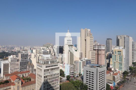 Vista da Janela de kitnet/studio à venda com 1 quarto, 35m² em Centro Histórico de São Paulo, São Paulo