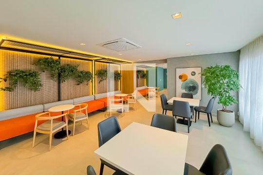 Área comum de apartamento à venda com 3 quartos, 70m² em Nova Klabin, São Paulo