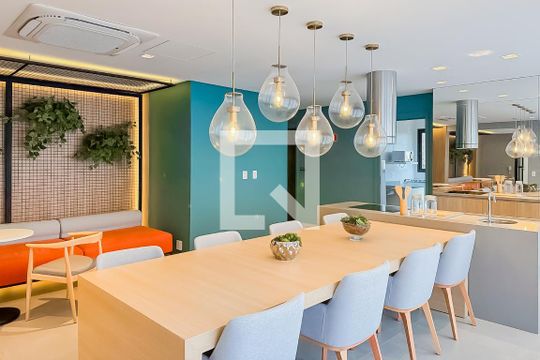 Área comum de apartamento à venda com 3 quartos, 70m² em Nova Klabin, São Paulo