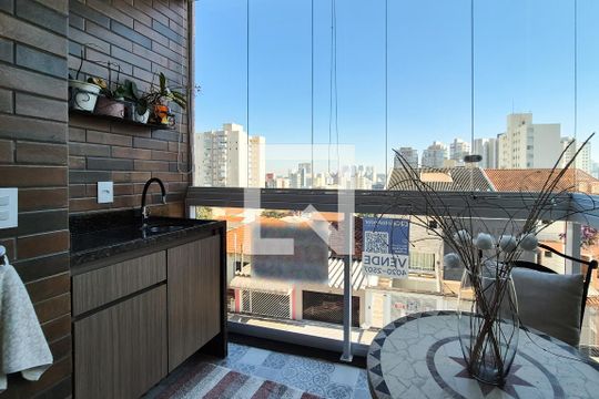 Varanda da Sala de apartamento à venda com 2 quartos, 104m² em Jardim Portugal, São Bernardo do Campo