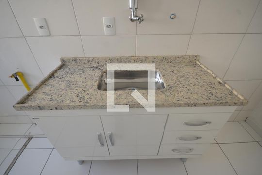 Cozinha de apartamento para alugar com 2 quartos, 42m² em Campo Grande, Rio de Janeiro