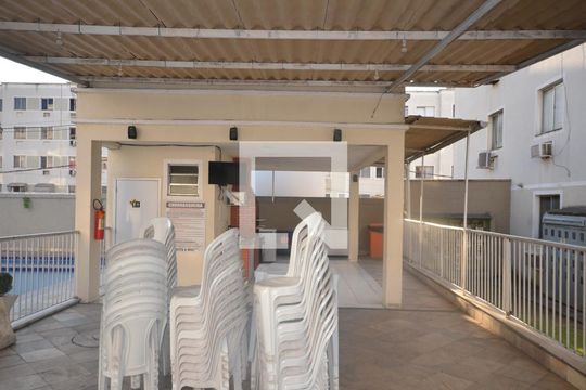 Área comum - Churrasqueira de apartamento para alugar com 2 quartos, 42m² em Campo Grande, Rio de Janeiro