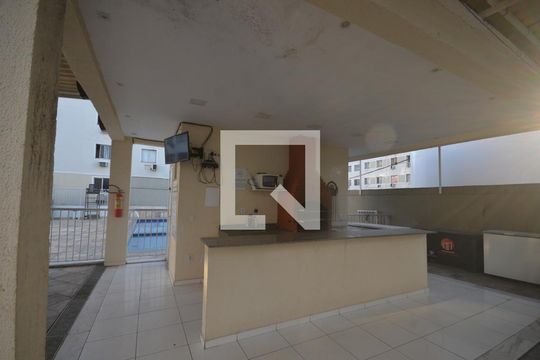 Área comum - Churrasqueira de apartamento para alugar com 2 quartos, 42m² em Campo Grande, Rio de Janeiro