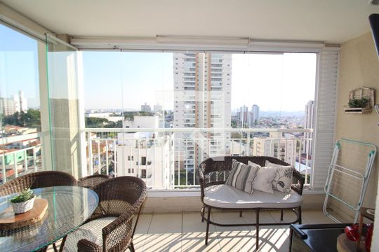 Varanda de apartamento para alugar com 3 quartos, 80m² em Vila Ester (zona Norte), São Paulo