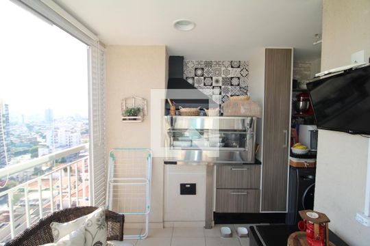 Varanda de apartamento para alugar com 3 quartos, 80m² em Vila Ester (zona Norte), São Paulo