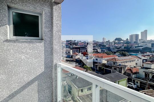 Varanda da Sala de apartamento para alugar com 2 quartos, 60m² em Vila Prudente, São Paulo