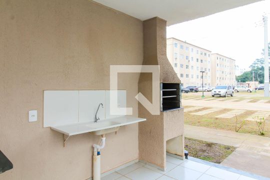 Área comum - Churrasqueira de apartamento à venda com 2 quartos, 41m² em Fátima, Canoas
