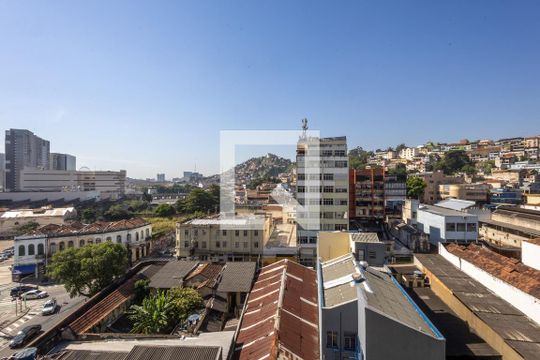 Área de Serviço Vista de apartamento para alugar com 1 quarto, 44m² em Santo Cristo, Rio de Janeiro