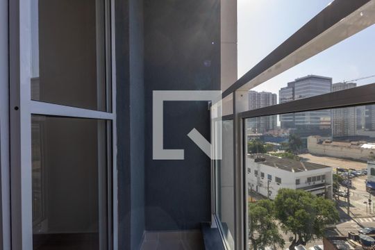 Sala Varanda de apartamento para alugar com 1 quarto, 44m² em Santo Cristo, Rio de Janeiro