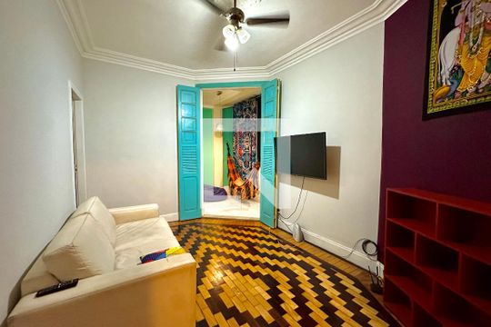 Sala de apartamento para alugar com 2 quartos, 75m² em Centro, Rio de Janeiro