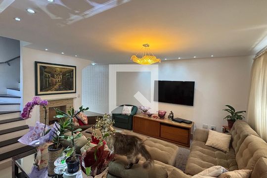 Sala de casa à venda com 4 quartos, 160m² em Jardim, Santo André