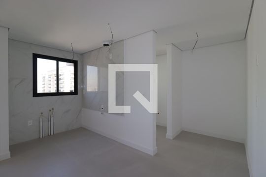 Cozinha de apartamento para alugar com 3 quartos, 93m² em Campestre, Santo André