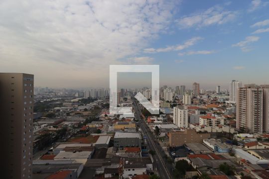 Vista da Suíte 1 de apartamento para alugar com 3 quartos, 93m² em Campestre, Santo André