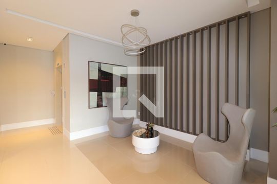Área Comum - Hall de apartamento para alugar com 3 quartos, 93m² em Campestre, Santo André