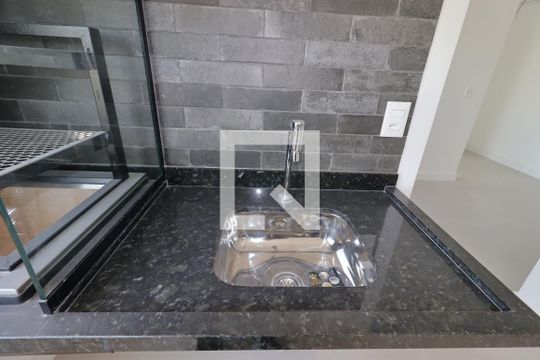 Área Gourmet - Pia de apartamento para alugar com 3 quartos, 93m² em Campestre, Santo André