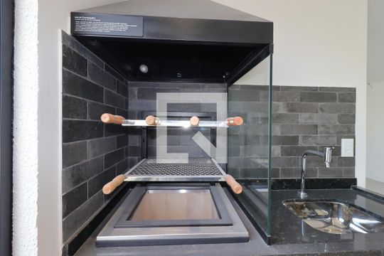 Área Gourmet - Churrasqueira de apartamento para alugar com 3 quartos, 93m² em Campestre, Santo André