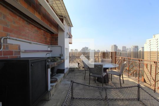 Área comum de apartamento à venda com 1 quarto, 140m² em Vila Nova Conceição, São Paulo