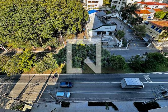 Vista de kitnet/studio para alugar com 0 quarto, 23m² em Jardim das Acacias, São Paulo