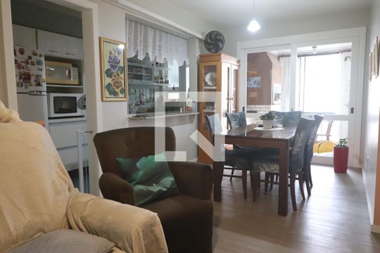 Sala de apartamento à venda com 2 quartos, 77m² em Vila Rosa, Novo Hamburgo