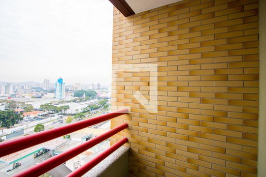 Varanda da sala de apartamento para alugar com 2 quartos, 65m² em Casa Branca, Santo André