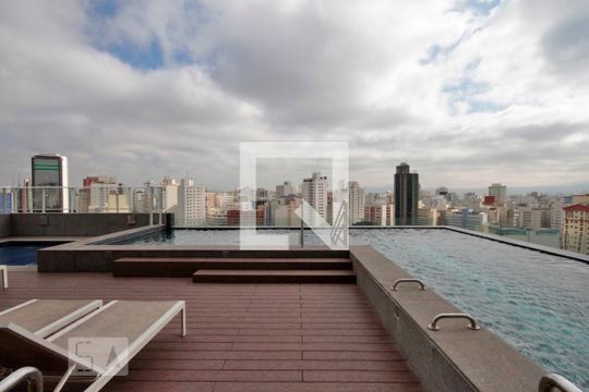Área comum - Piscina de kitnet/studio à venda com 1 quarto, 37m² em Consolação, São Paulo