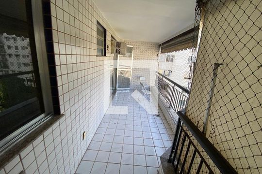Varanda - Sala de apartamento à venda com 3 quartos, 154m² em Anil, Rio de Janeiro