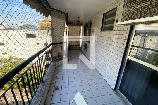 Varanda - Sala de apartamento à venda com 3 quartos, 154m² em Anil, Rio de Janeiro