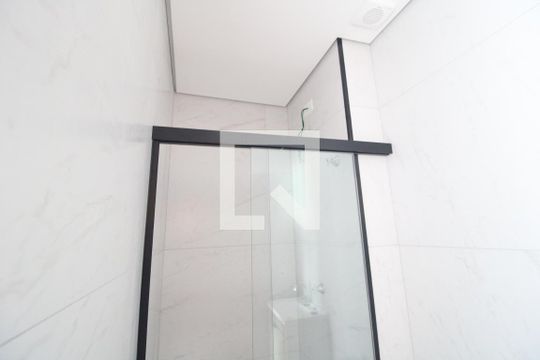 Banheiro da Suíte de apartamento à venda com 1 quarto, 28m² em Cupecê, São Paulo