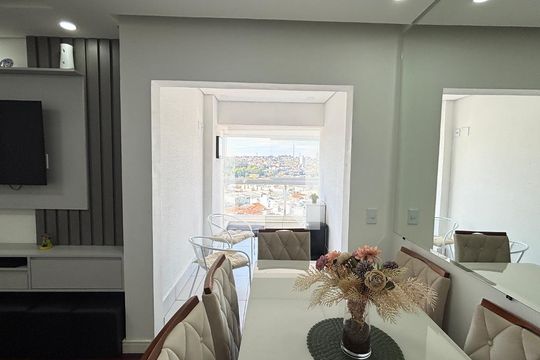 Sala  de apartamento para alugar com 3 quartos, 80m² em Santa Terezinha, Santo André