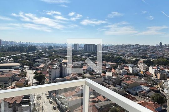 Varanda da Suíte de apartamento para alugar com 3 quartos, 80m² em Santa Terezinha, Santo André