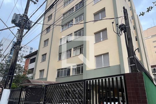 Fachada de apartamento para alugar com 1 quarto, 66m² em Orquidario, Santos