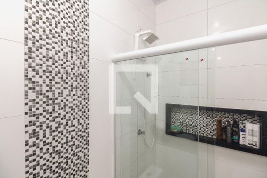 Banheiro de casa de condomínio à venda com 2 quartos, 45m² em Chácara Santo Antônio (zona Leste), São Paulo
