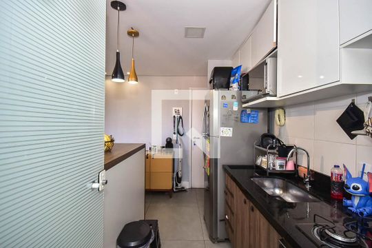 Cozinha de apartamento à venda com 2 quartos, 52m² em Jardim Parque Morumbi, São Paulo